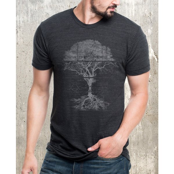 Mens Tshirt - Tree Diagram & Schematics T Shirt-image