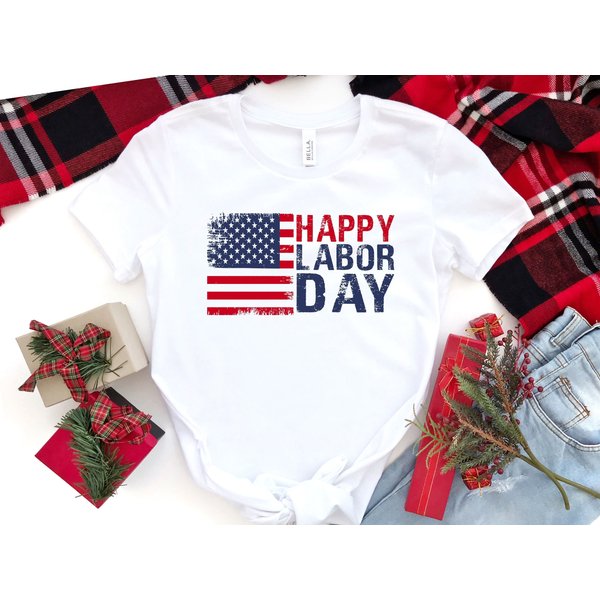 Patriotic Happy Labor Day Shirt-image