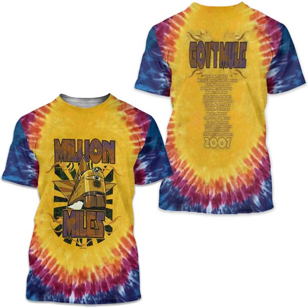Gov't Mule Million Miles Tour 2007 Shirt-image