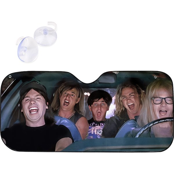 Wayne's Bohemian Rhapsody Auto Sunshade-image