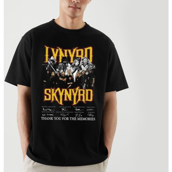 Lynyrd Skynyrd 59Th Anniversary 1964-2023 Signatures Shirt-image