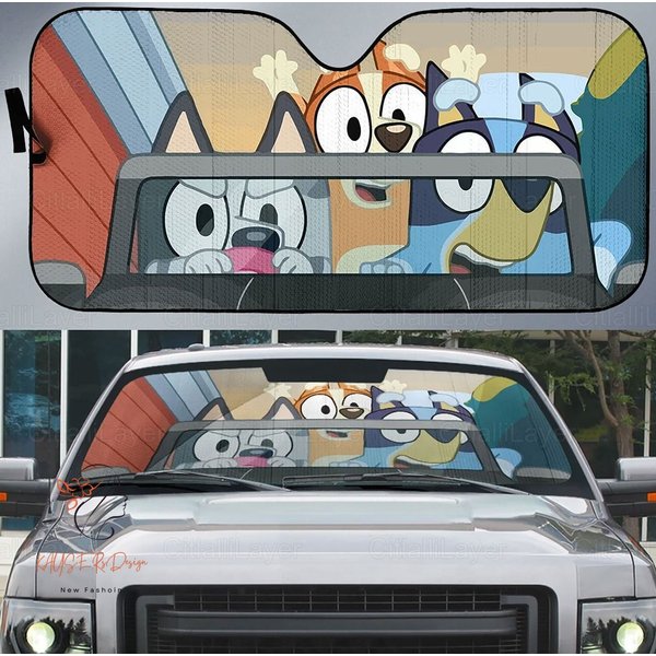 Funny Blueydad Car Sun Shade-image