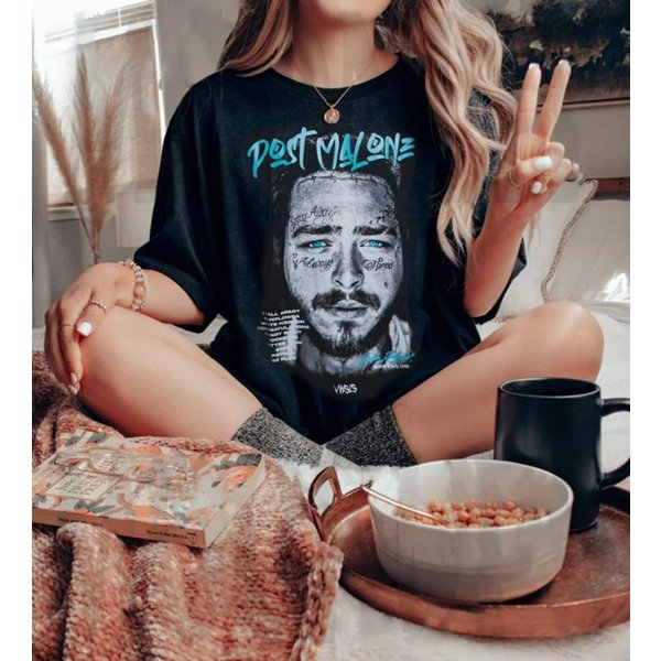 Post Malone Shirt, Vintage Post Malone Shirt-image