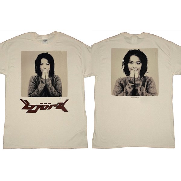 1993 Bjrk Debut Album T-Shirt, Bjork Tour 1993 T-Shirt-image