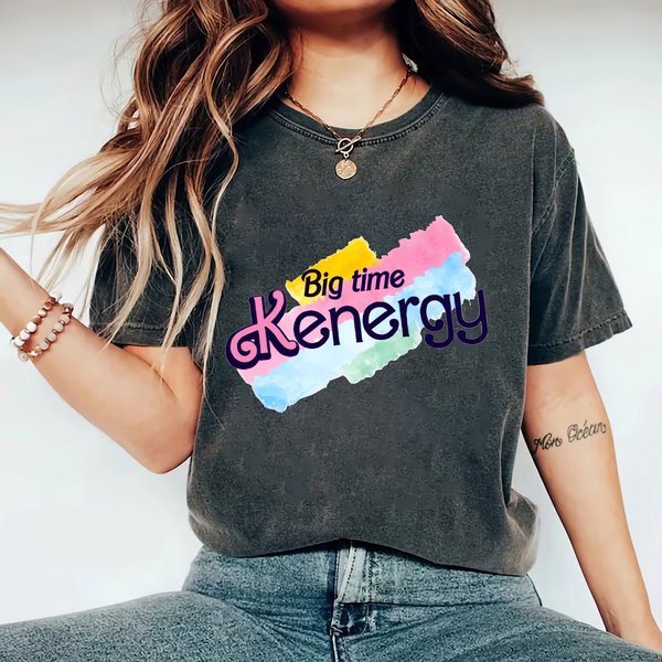 Big Time Kenergy, I Am Kenough T-Shirt, Barbi Movie 2023-image