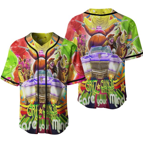 Ganja White Night And Griz Jersey Festival Baseball Jerseys-image