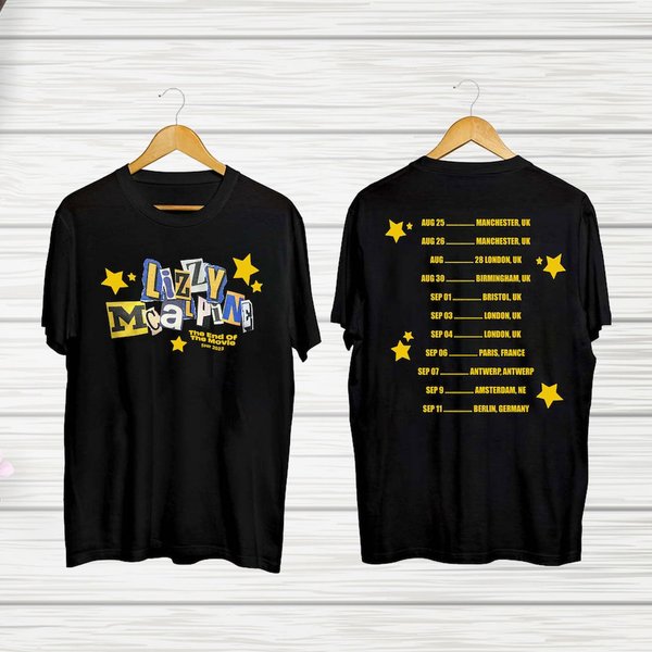 Vintage Lizzy Mcalpine Shirt, Lizzy Mcalpine The End Of The Movie Tour 2023 Shirt-image