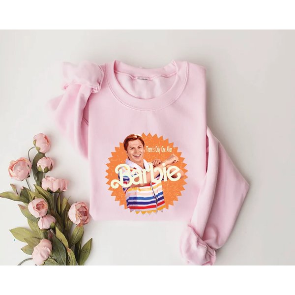 Michael Cera There's Only One Allan Sweatshirt, In A World Of Kens Be An Allan Barbie Shirt-image