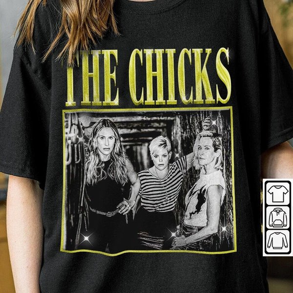 The Chicks Music Shirt, The Chicks Vintage 90S Y2K Merch The Chicks World Tour 2023-image