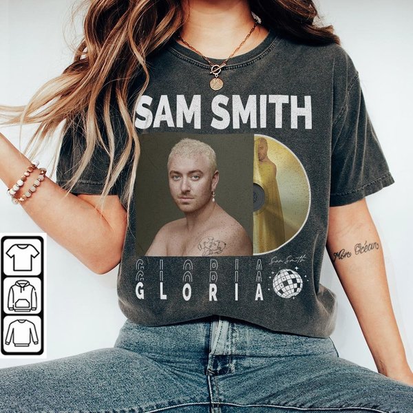 Sam Smith Music Shirt, Vintage Sam Smith Gloria The Tour 2023 Shirt-image