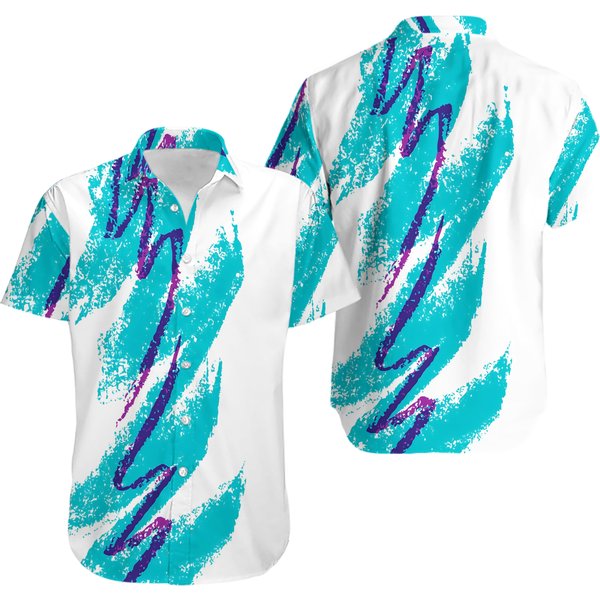 Jazz Hawaiian Shirt, 90S Jazz Solo Button Down Shirts, Music Summer Shirt-image