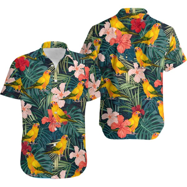 Sun Conure Hawaiian Shirt-image