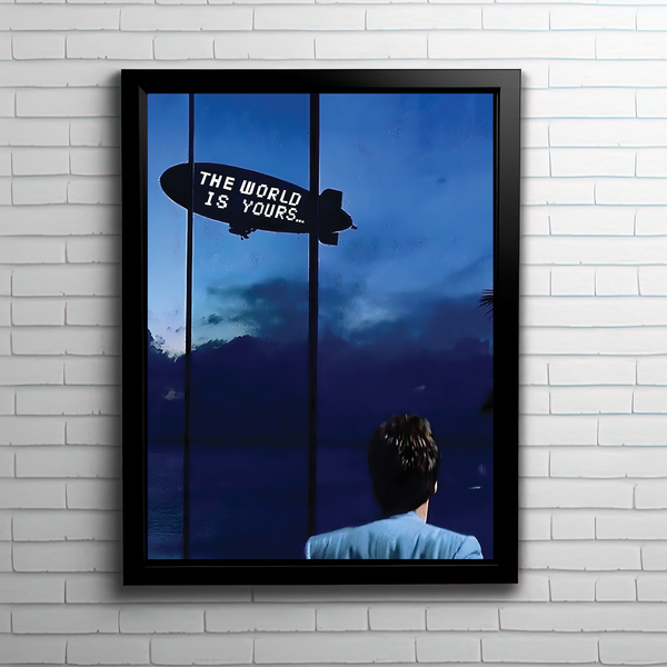 Scarface The World Is Yours Poster Premium Matte Vertical Poster-image