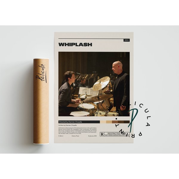 Whiplash | Damien Chazelle | Minimalist Movie Poster