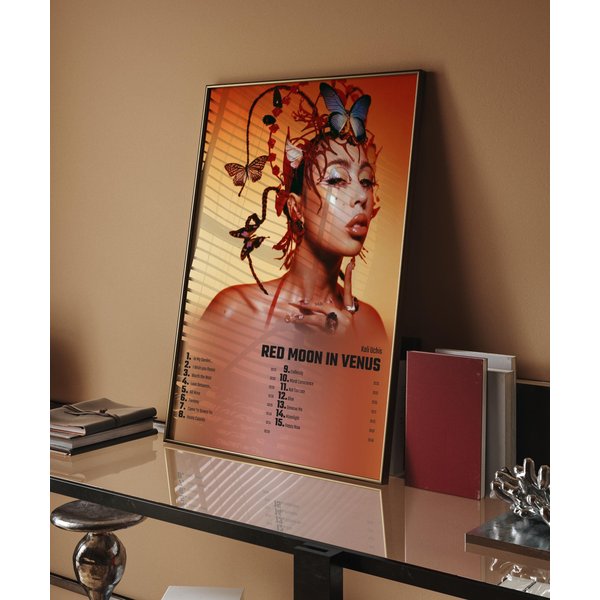 Kali Uchis - Red Moon In Venus Album Cover Poster-image