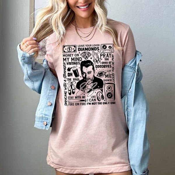 Sam Smith Shirt - Gloria The Tour Tshirt - Sam Smith All Time Best Songs Shirt-image