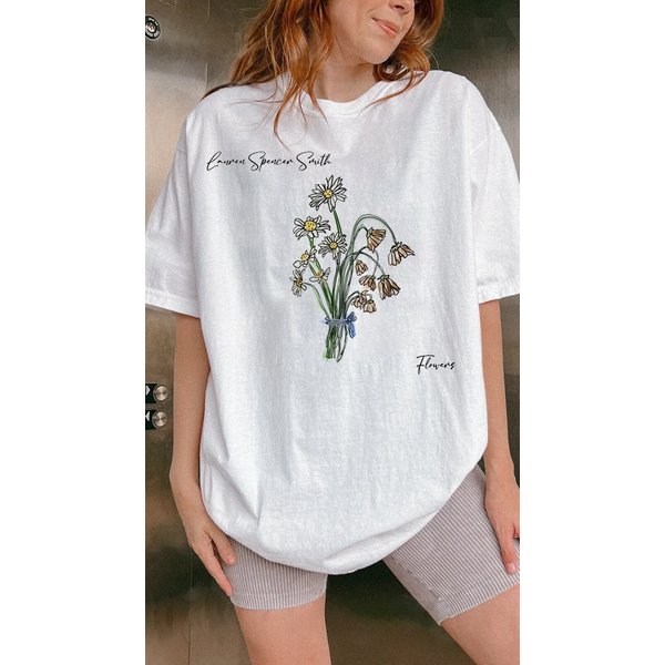 Flowers Lauren Spencer Smith The Mirror Shirt, 2023 Tour Lauren Spencer Smith-image