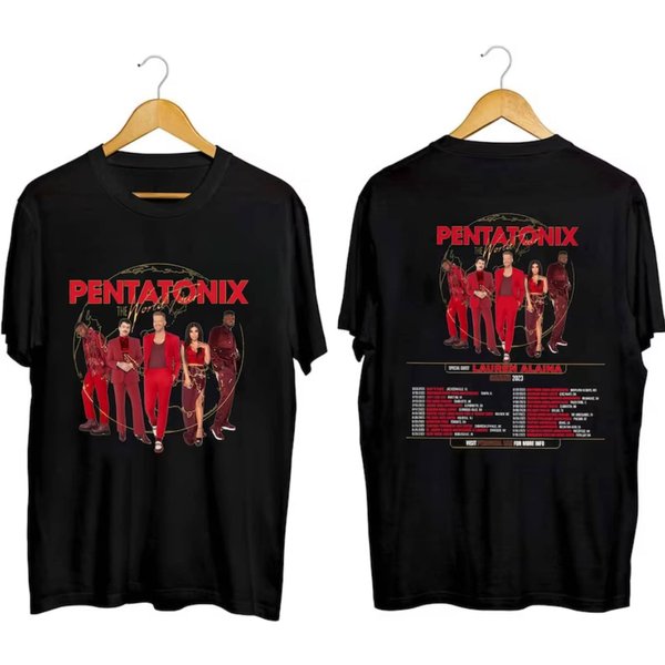 Pentatonix The World Tour Summer 2023 Shirt, Pentatonix 2023 Concert Shirt-image