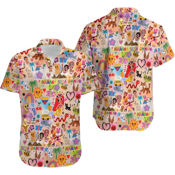 Karol G Summer Hawaiian Shirt, Karol G Maana-image