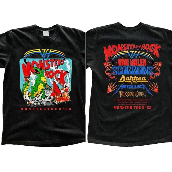 1988 Monsters Of Rock Tour Concert T-Shirt-image