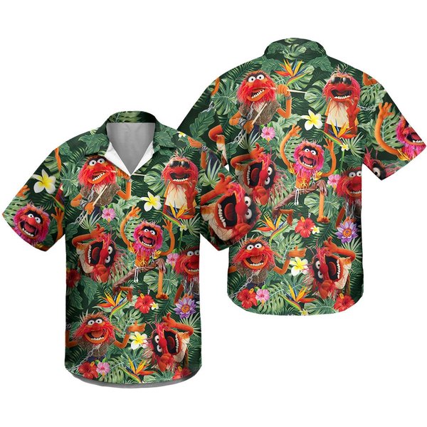 Funny Muppet Hawaiian, Animal Muppet Hawaiian, Family Trip Hawaiian-image