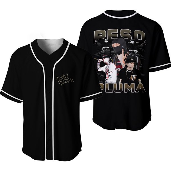 Peso Pluma Music Baseball Jersey, Peso Pluma Baseball Jersey-image