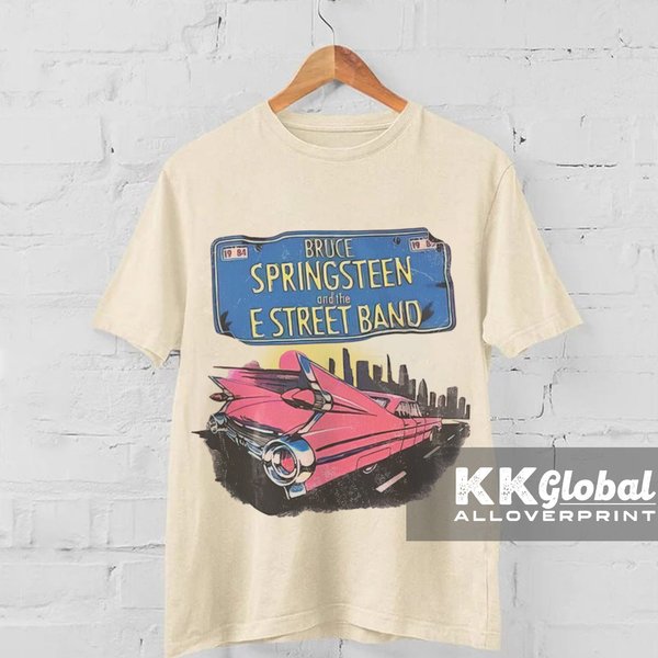 Bruce Springsteen T-Shirt, Vintage 1980S Bruce Springsteen Born In The Usa Tour-image