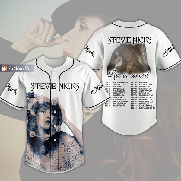 Stevie Nicks Baseball Jersey For Fans-image