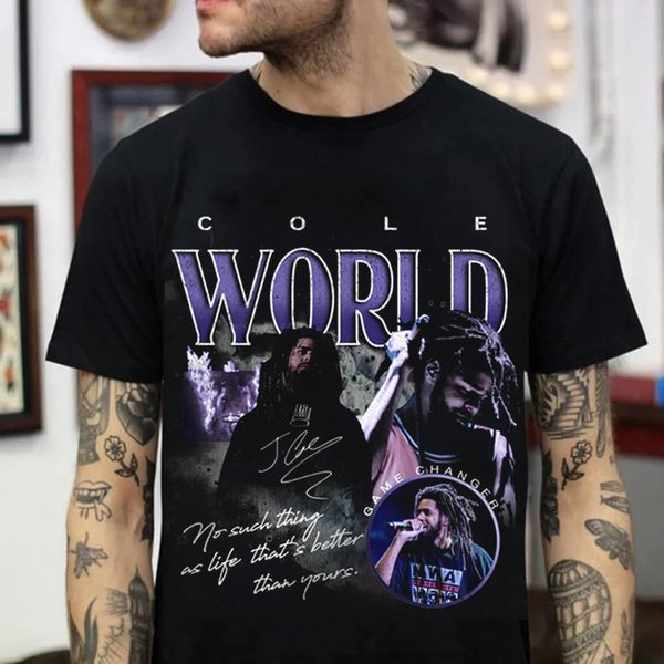 J Cole Vintage T-Shirt, No Such Thing As A Life That's Better Than Yours, Rapper J Cole Shirt-image