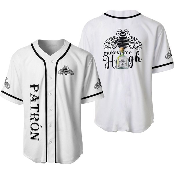 Patron Tequila Fan Gift, Patron Tequila Baseball Jersey, Vodka Alcohol Alcoholic Shirt-image