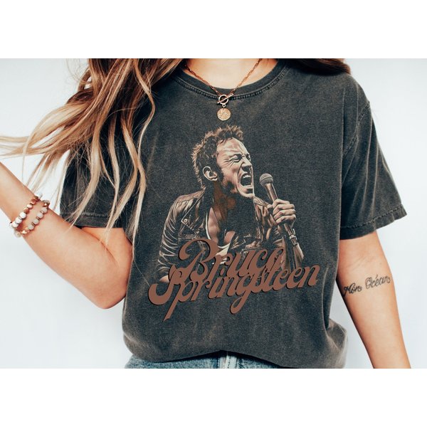 Bruce Springsteen T-Shirt, Vintage Bruce Springsteen Shirt-image