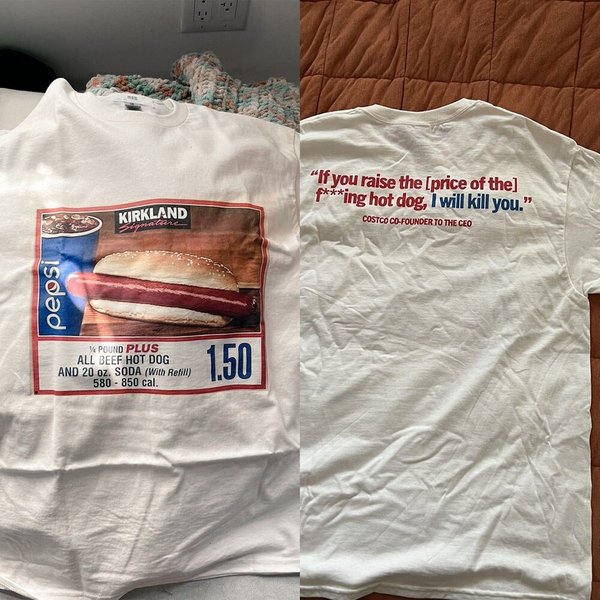 Costco Hot Dog & Soda Combo Shirt-image