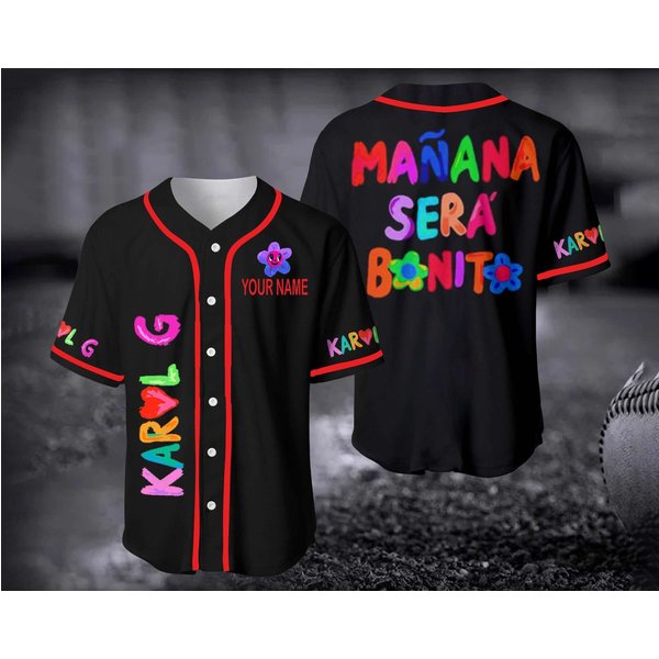 Maana Sera Bonito Jersey 3D, La Bichota Jersey Shirt, Karol G Merch-image