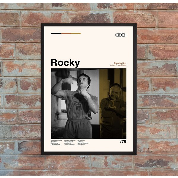 Rocky Poster, Rocky Art Print, Movie Poster-image