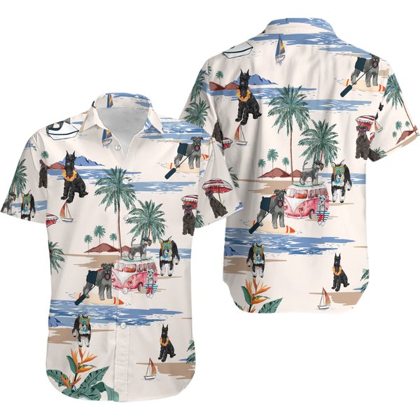 Schnauzer Hawaiian Shirt-image