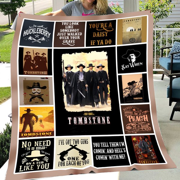 Tombstone Throw Blanket-image