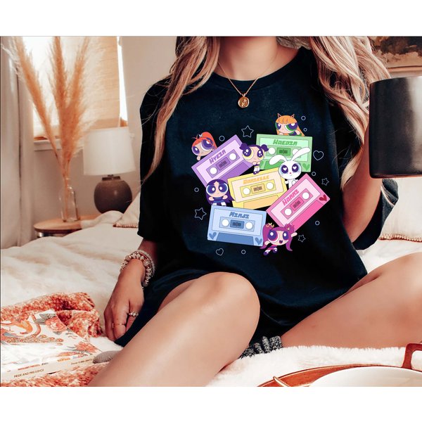 Vintage Newjeans Get Up Shirt, Newjeans Chibi Shirt-image