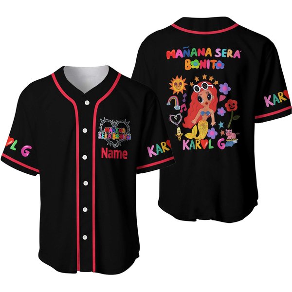 Maana Sera Bonito - Karol G Baseball Jersey Shirt-image