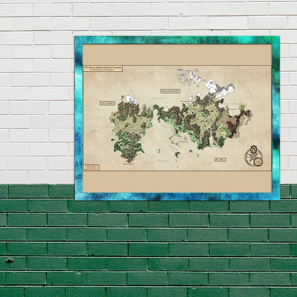 The Known Realms Of Eastern Exandria: Tal'dorei And Wildemount Premium Matte Poster-image