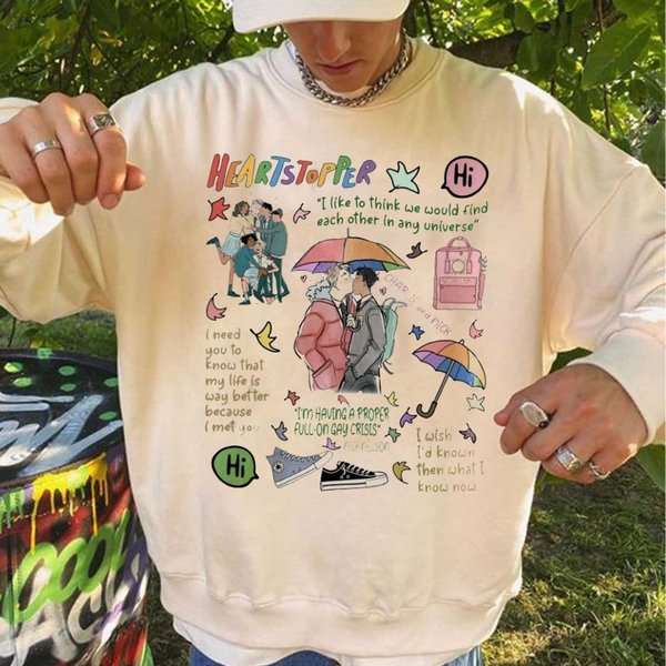 Lgbtq Heartstopper Season 2 Shirt, Nick And Charlie, Lgbt Sweatshirt-image