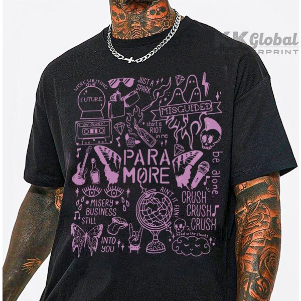 Paramore Tattoo Rock Music Shirt, Paramore Rock Music Band Shirt-image