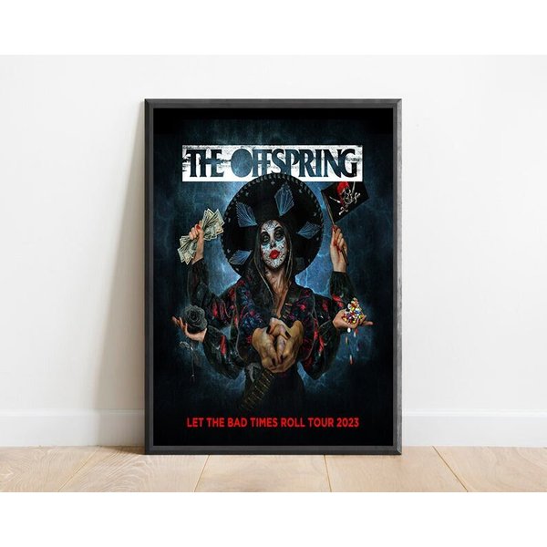 The Offspring Let The Bad Times Roll Tour 2023 Poster-image