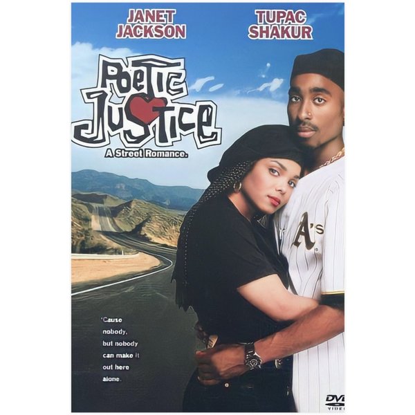 Poetic Justice Janet Jackson And Tupac Poster-image
