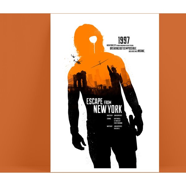 Escape From New York Inspired Print-image