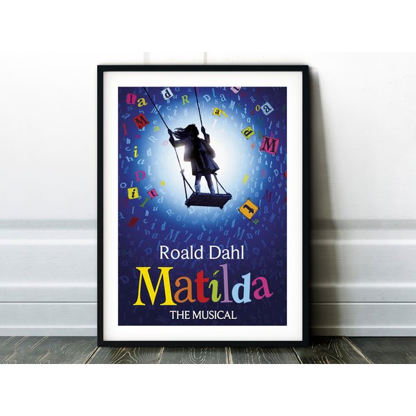 Matilda Musical Poster - High Quality | Wall Art Print | Three Sizes | West End | Broadway Play | Theatre | Vintage Posters-image