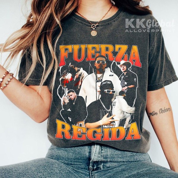 Fuerza Regida Comic Shirt,-image