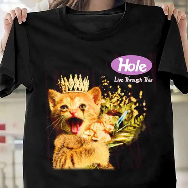 Cat Hole Band Live Through This Gift For Fan Shirt, Vintage Cat Hole Band Shirt-image