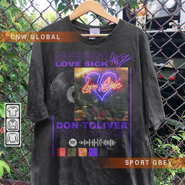 Don Toliver Rap Shirt, Love Sick Album 90S Y2K Merch Vintage Hiphop-image