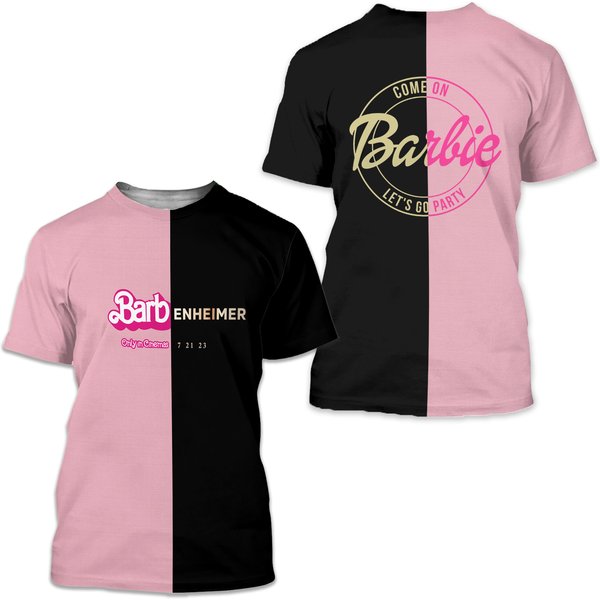 Barbenheimer Barbie Movie Oppenheimer Shirt, The Ultimate Double Feature-image