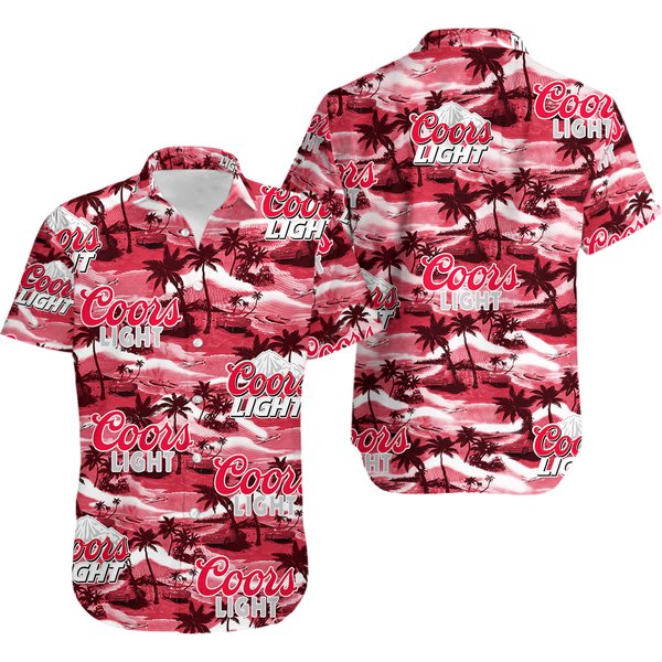 Ccoors Light Hawaiian Sea Island Pattern Hawaiian Shirt-image